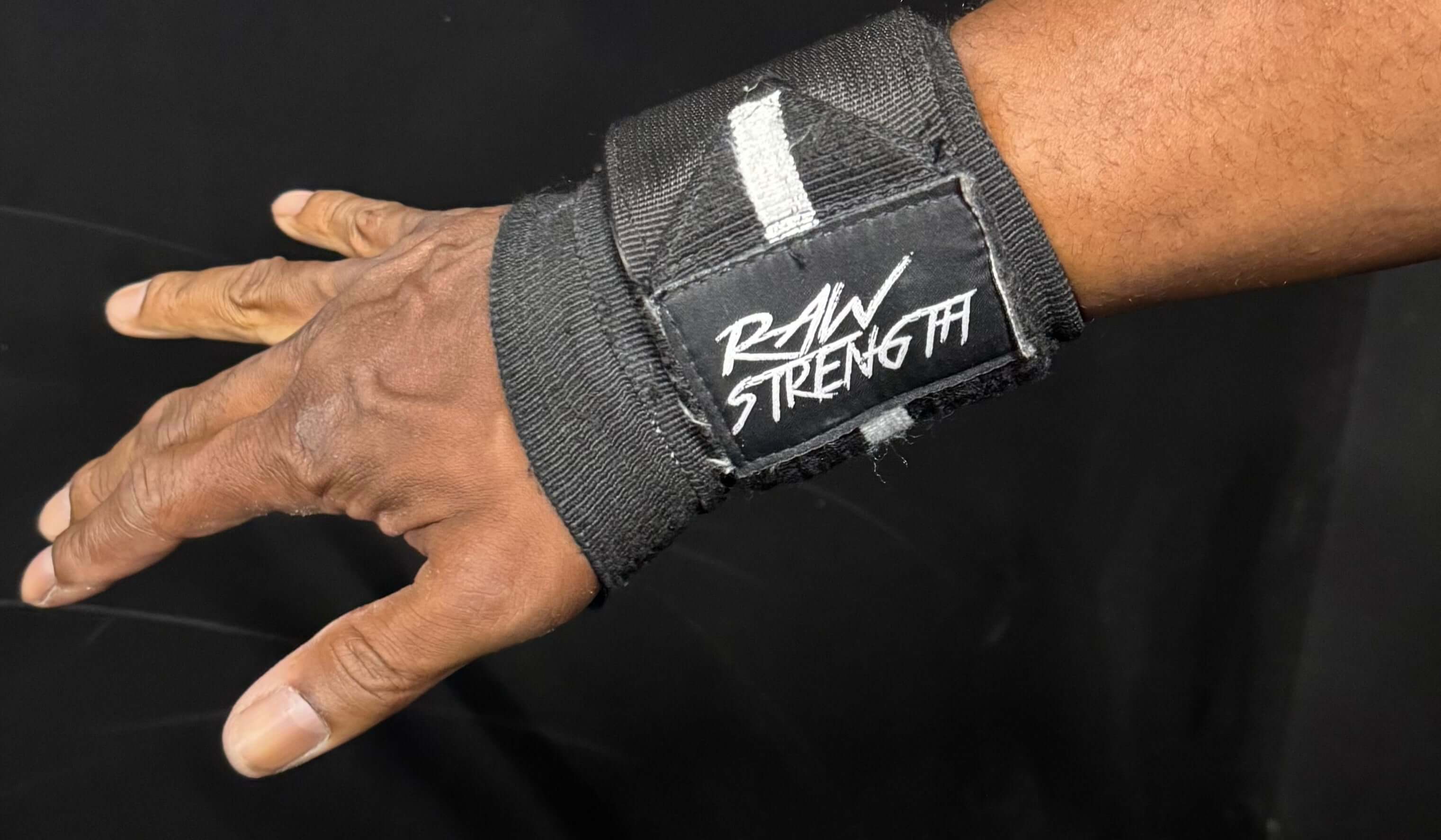Stronger Than All Gripper Wrist Wraps - Raw Strength Apparel
