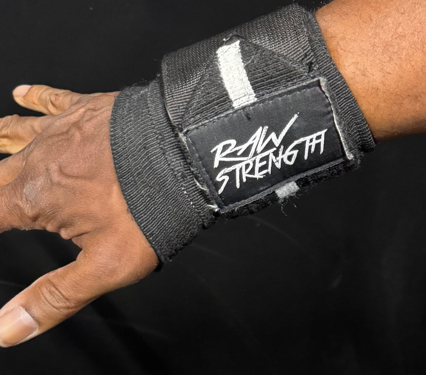 Stronger Than All Gripper Wrist Wraps - Raw Strength Apparel