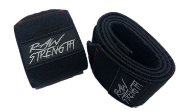 STRONGER THAN ALL WRIST WRAPS/ WITH THUMB LOOP (Black)