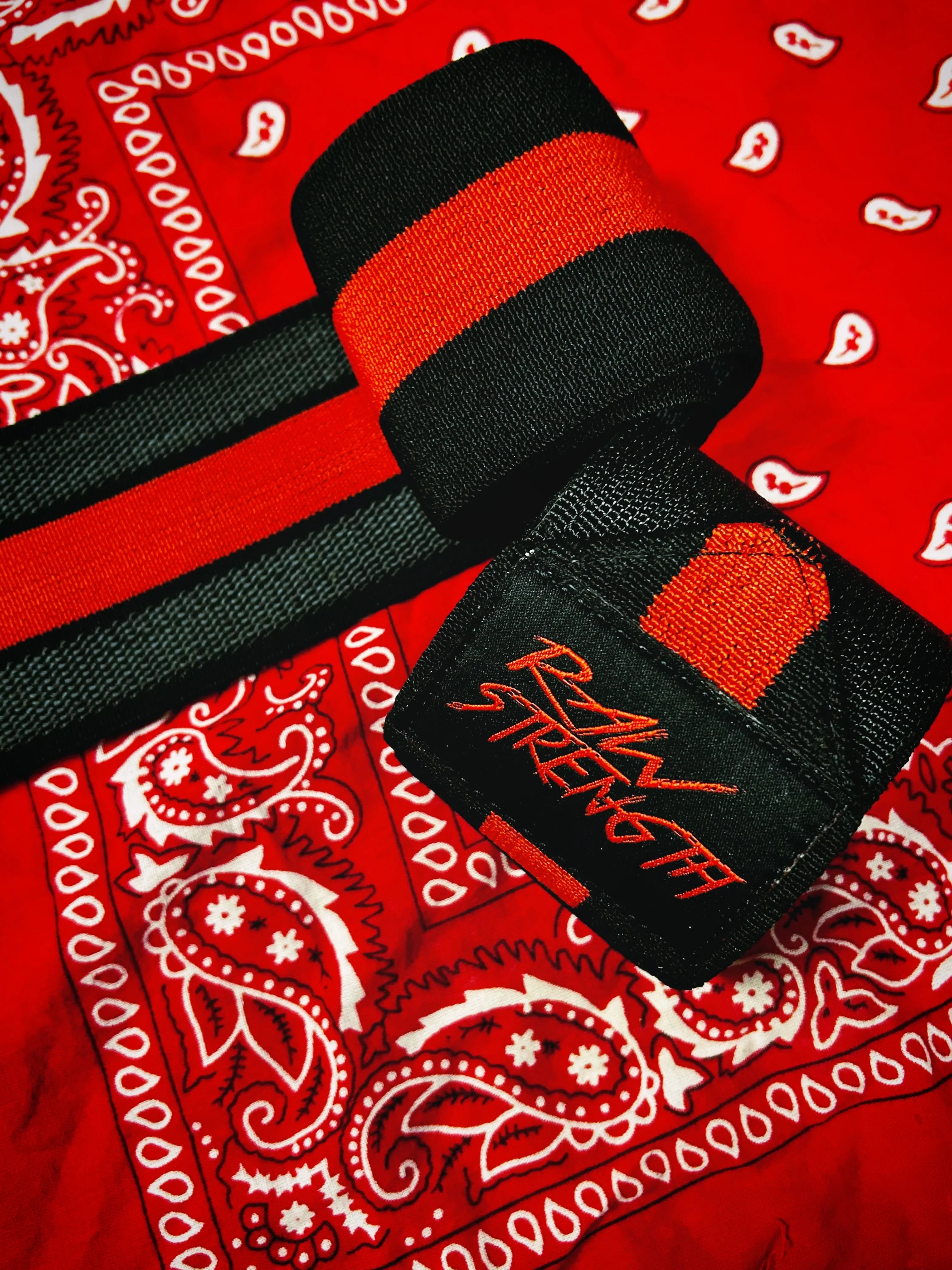 The Damu 36” Gripper Wrist Wraps / IPF APPROVED