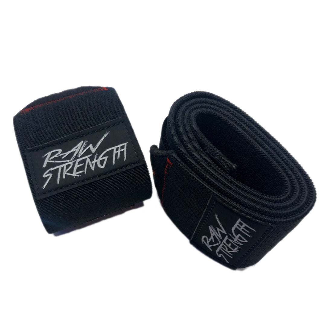 STRONGER THAN ALL WRIST WRAPS/ WITH THUMB LOOP (Black)