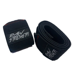 Stronger Than All Wrist Wraps- W/ Thumb Loop Red